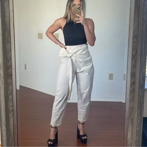 Zara pants with bow